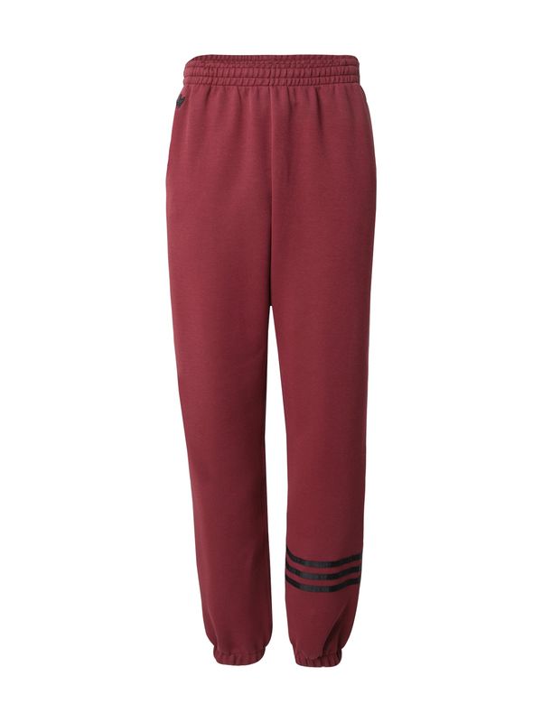 ADIDAS ORIGINALS ADIDAS ORIGINALS Hlače 'Neuclassics'  burgund / črna