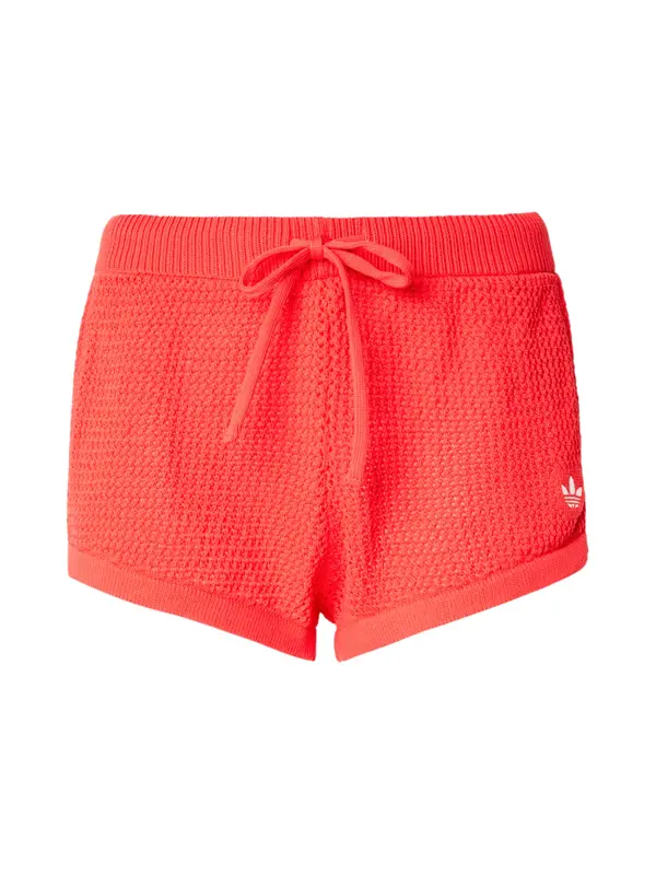 ADIDAS ORIGINALS ADIDAS ORIGINALS Hlače  oranžno rdeča / bela