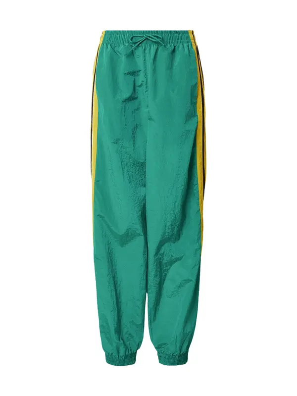 ADIDAS ORIGINALS ADIDAS ORIGINALS Hlače 'SANTIAGO'  zelena / limeta / črna