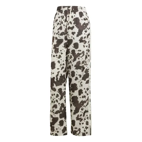 ADIDAS ORIGINALS ADIDAS ORIGINALS Hlače 'Satin Wide Leg'  temno rjava / off-bela