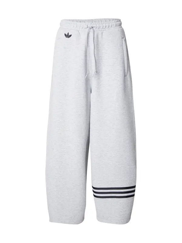 ADIDAS ORIGINALS ADIDAS ORIGINALS Hlače  svetlo siva / črna