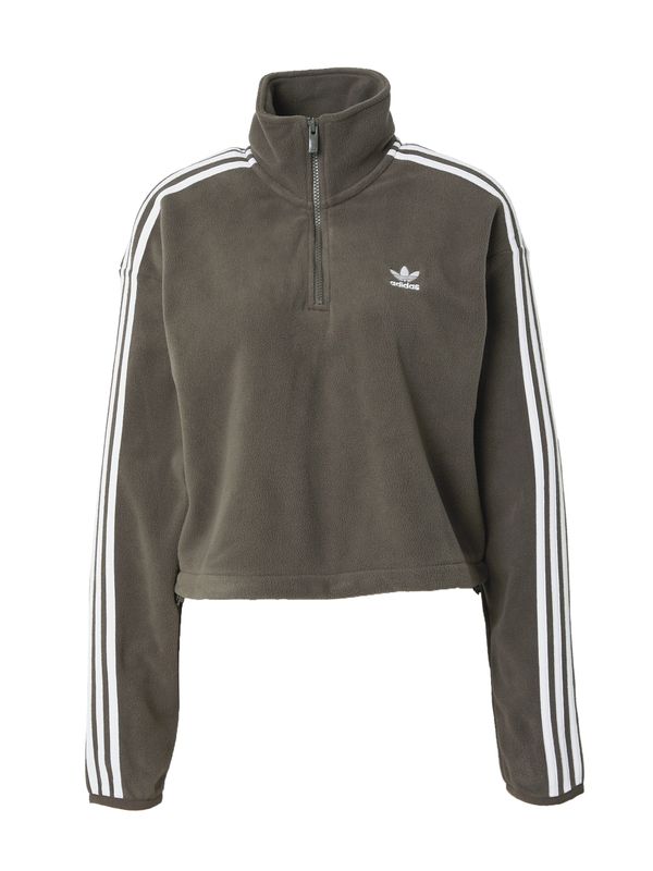 ADIDAS ORIGINALS ADIDAS ORIGINALS Jopa iz flisa  oliva / bela