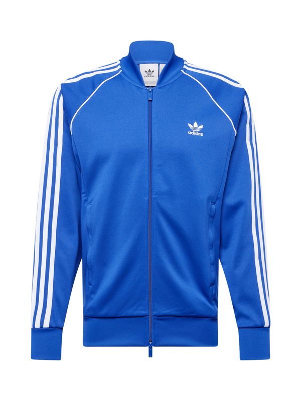 ADIDAS ORIGINALS ADIDAS ORIGINALS Jopa na zadrgo 'Adicolor Classic Sst'  modra / bela