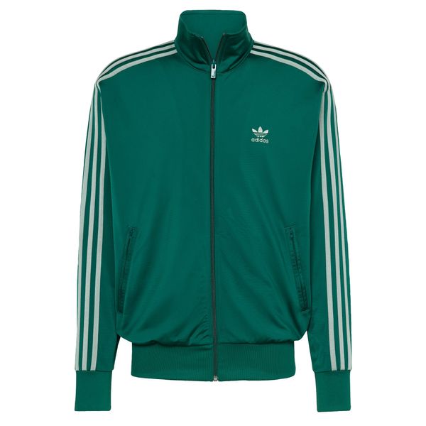 ADIDAS ORIGINALS ADIDAS ORIGINALS Jopa na zadrgo 'Adicolor Classics Firebird'  siva / smaragd