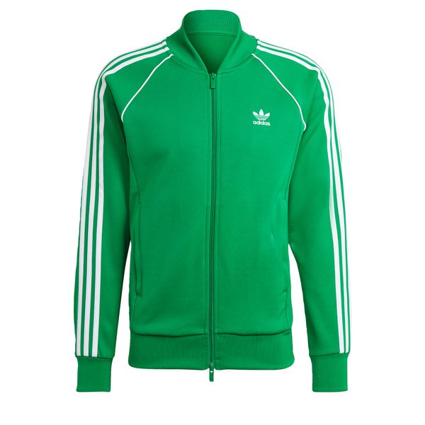 ADIDAS ORIGINALS ADIDAS ORIGINALS Jopa na zadrgo 'Adicolor Classics Sst'  zelena / bela