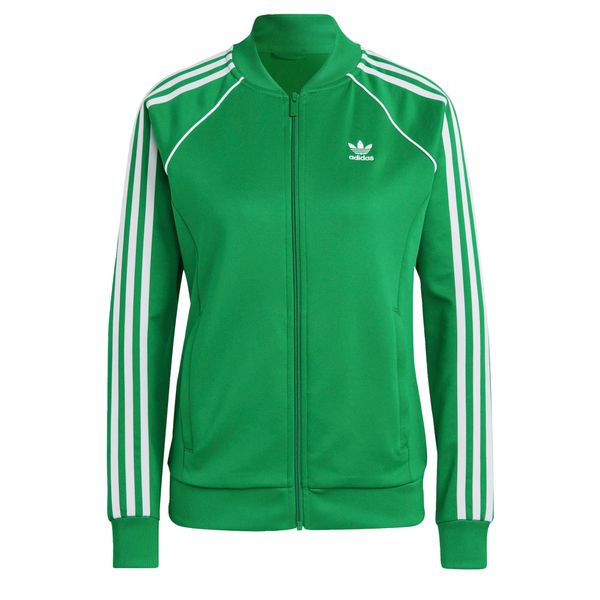 ADIDAS ORIGINALS ADIDAS ORIGINALS Jopa na zadrgo 'Adicolor Classics'  zelena / bela