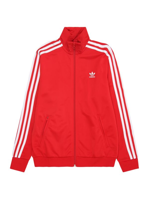 ADIDAS ORIGINALS ADIDAS ORIGINALS Jopa na zadrgo 'Adicolor Firebird'  rdeča / bela