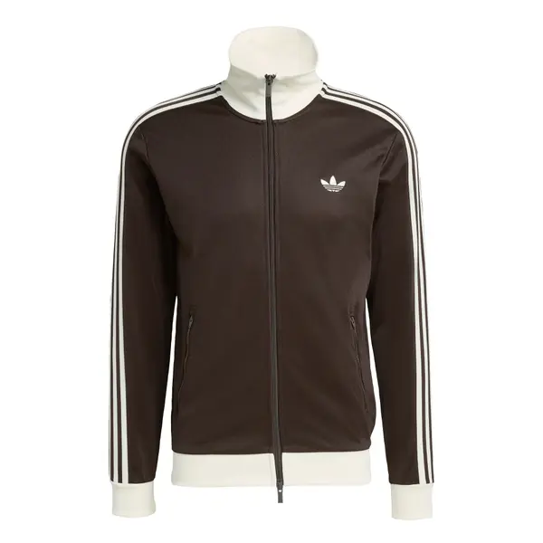 ADIDAS ORIGINALS ADIDAS ORIGINALS Jopa na zadrgo 'Classic'  kostanj rjava / off-bela