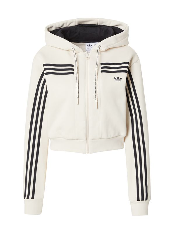 ADIDAS ORIGINALS ADIDAS ORIGINALS Jopa na zadrgo  črna / naravno bela