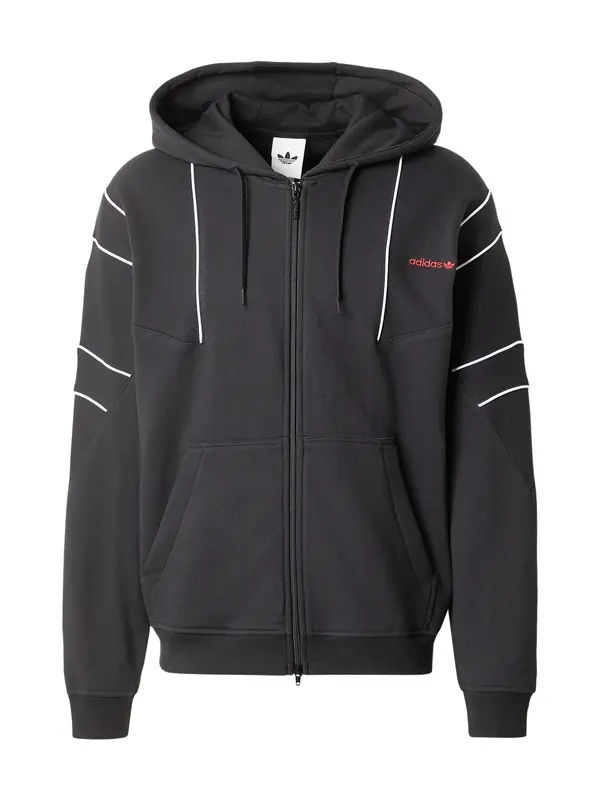ADIDAS ORIGINALS ADIDAS ORIGINALS Jopa na zadrgo  črna