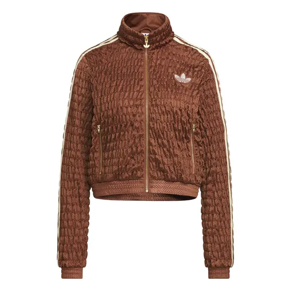 ADIDAS ORIGINALS ADIDAS ORIGINALS Jopa na zadrgo  ecru / čokolada