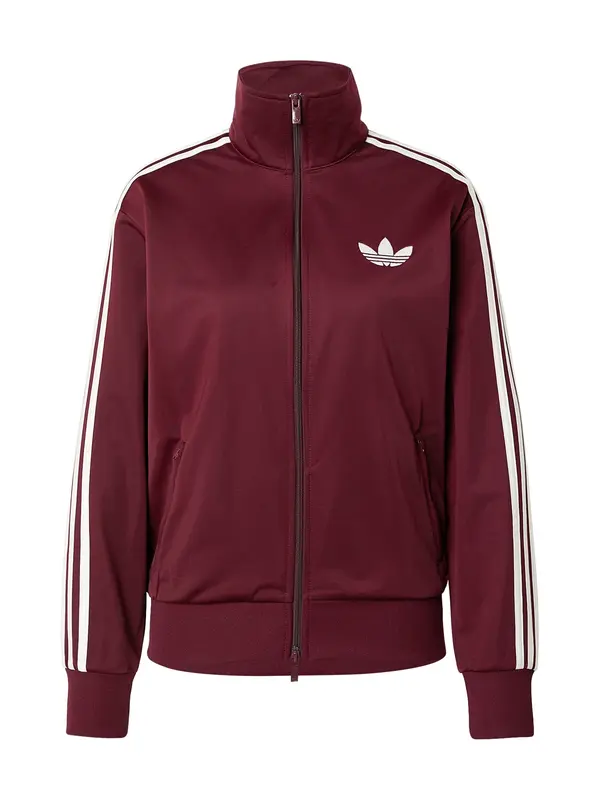 ADIDAS ORIGINALS ADIDAS ORIGINALS Jopa na zadrgo 'FB'  bordo / bela