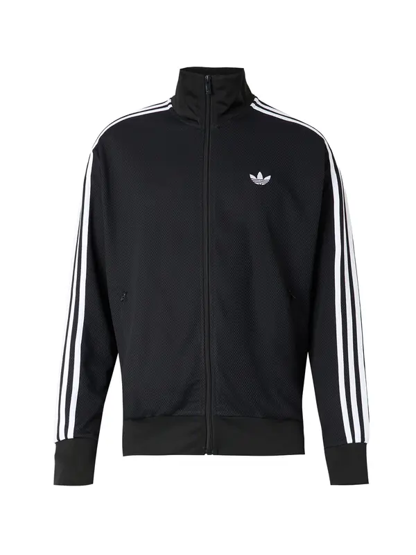 ADIDAS ORIGINALS ADIDAS ORIGINALS Jopa na zadrgo 'Firebird Adicolor'  črna / bela