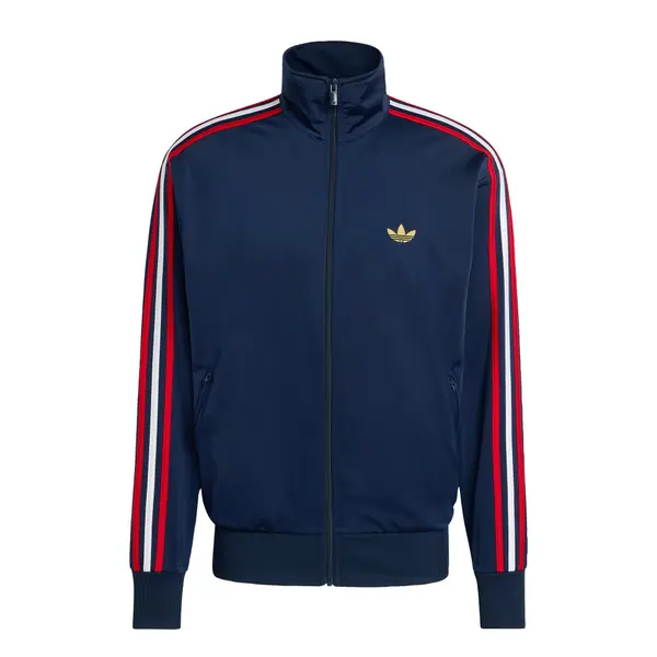 ADIDAS ORIGINALS ADIDAS ORIGINALS Jopa na zadrgo 'Firebird'  mornarska / svetlo rumena / rdeča / bela