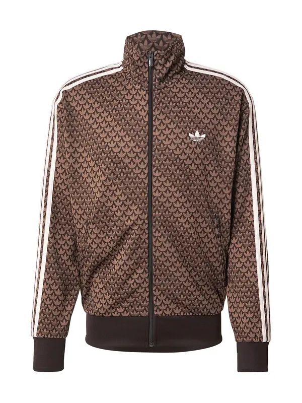 ADIDAS ORIGINALS ADIDAS ORIGINALS Jopa na zadrgo 'Firebird'  rjava / umbra / bela