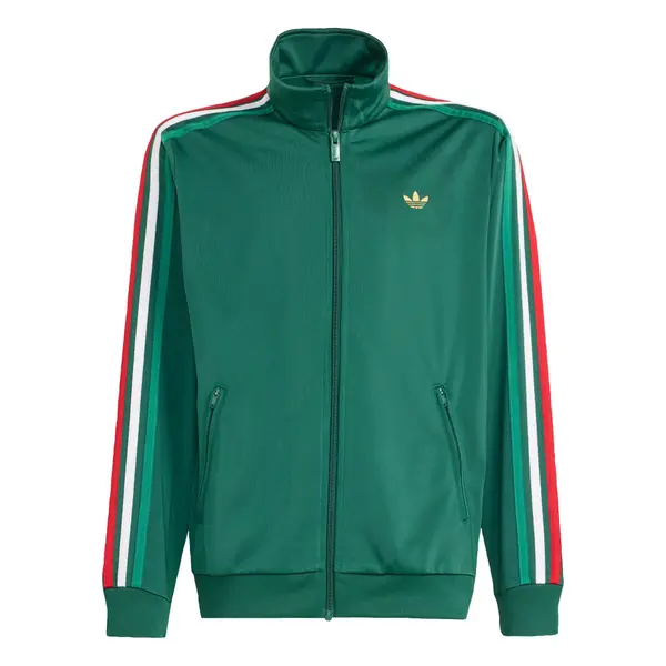 ADIDAS ORIGINALS ADIDAS ORIGINALS Jopa na zadrgo 'Firebird'  smaragd / rdeča / bela