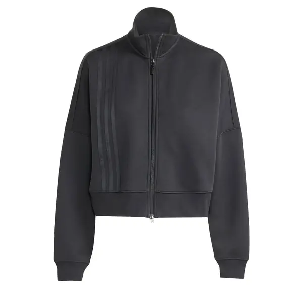 ADIDAS ORIGINALS ADIDAS ORIGINALS Jopa na zadrgo 'Off Placed 3-Stripes Zip'  temno siva / črna