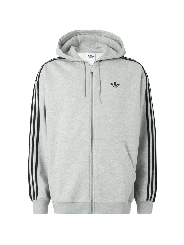 ADIDAS ORIGINALS ADIDAS ORIGINALS Jopa na zadrgo  pegasto siva / črna
