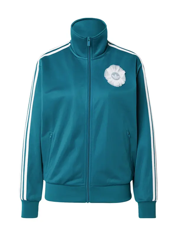 ADIDAS ORIGINALS ADIDAS ORIGINALS Jopa na zadrgo  petrol / bela