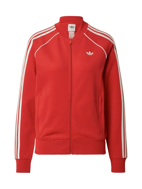 ADIDAS ORIGINALS ADIDAS ORIGINALS Jopa na zadrgo  rdeča / bela