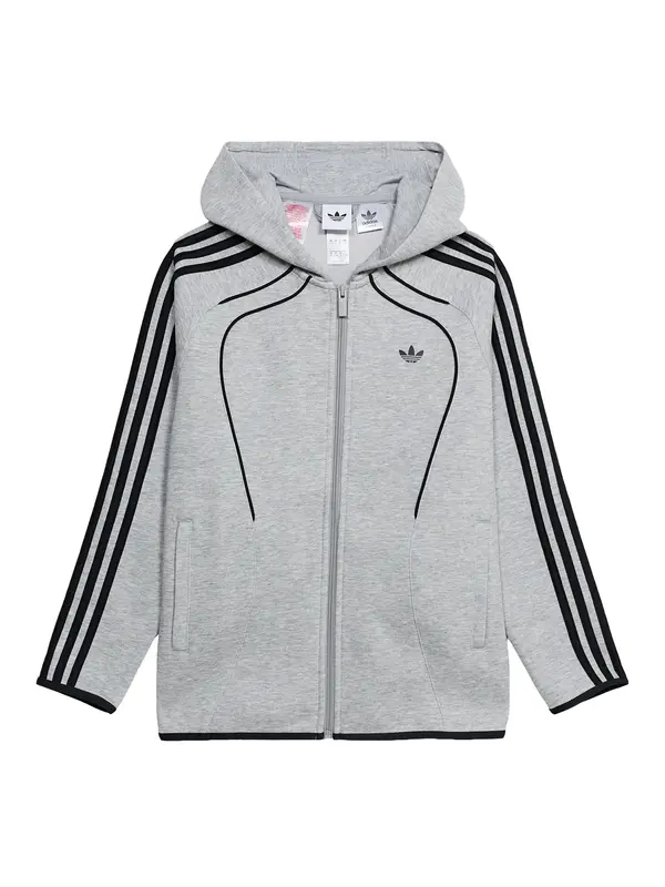 ADIDAS ORIGINALS ADIDAS ORIGINALS Jopa na zadrgo 'SPACER'  pegasto siva / črna
