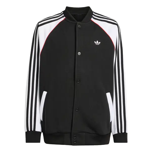 ADIDAS ORIGINALS ADIDAS ORIGINALS Jopa na zadrgo 'SST LOOSE'  rdeča / črna / bela