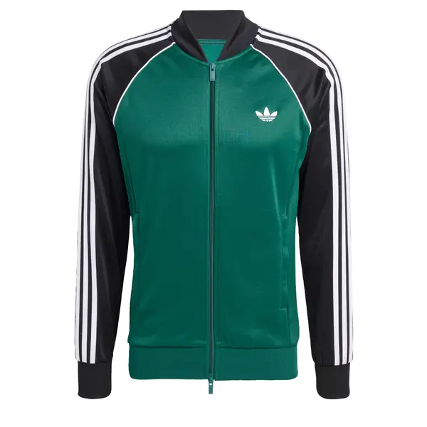ADIDAS ORIGINALS ADIDAS ORIGINALS Jopa na zadrgo 'SST'  smaragd / črna / bela