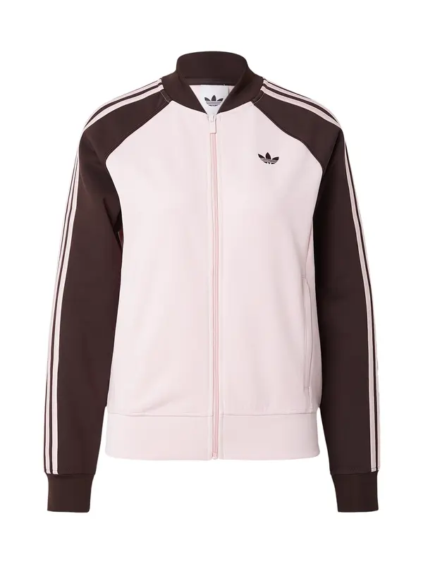 ADIDAS ORIGINALS ADIDAS ORIGINALS Jopa na zadrgo 'SST TT'  čokolada / roza
