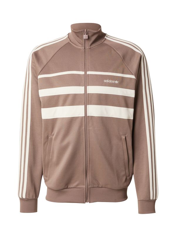 ADIDAS ORIGINALS ADIDAS ORIGINALS Jopa na zadrgo 'The First'  svetlo rjava / bela