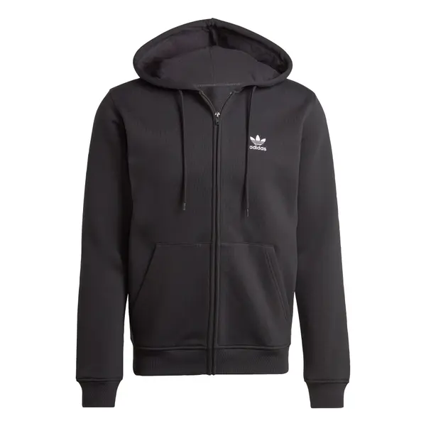 ADIDAS ORIGINALS ADIDAS ORIGINALS Jopa na zadrgo 'Trefoil Essentials'  črna / bela
