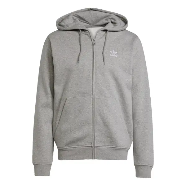 ADIDAS ORIGINALS ADIDAS ORIGINALS Jopa na zadrgo 'Trefoil Essentials'  pegasto siva