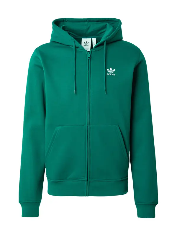 ADIDAS ORIGINALS ADIDAS ORIGINALS Jopa na zadrgo 'Trefoil Essentials'  zelena