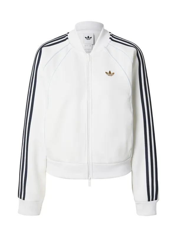 ADIDAS ORIGINALS ADIDAS ORIGINALS Jopa na zadrgo  zlata / črna / bela