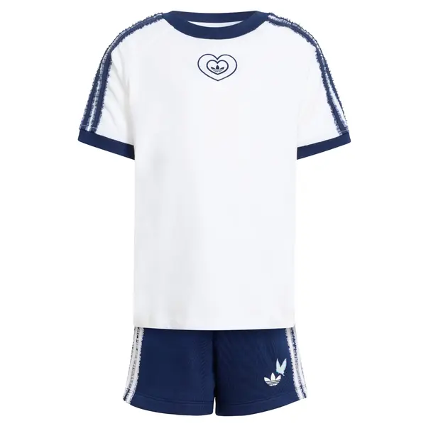 ADIDAS ORIGINALS ADIDAS ORIGINALS Komplet 'ADIDAS DISNEY SHORT T-SHIRT'  marine / bela