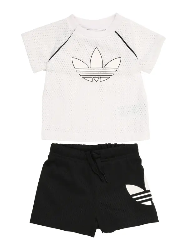 ADIDAS ORIGINALS ADIDAS ORIGINALS Komplet  črna / bela