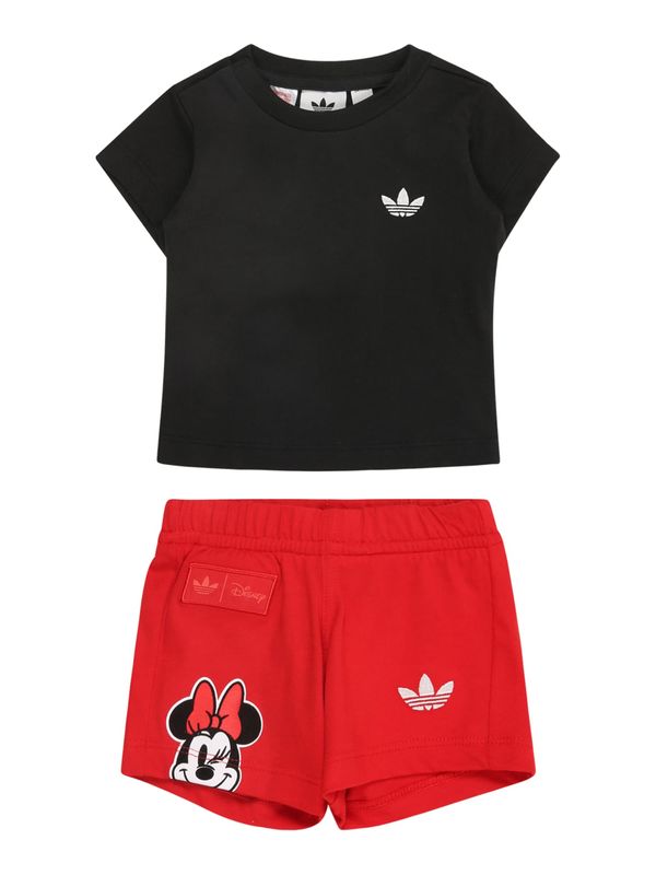 ADIDAS ORIGINALS ADIDAS ORIGINALS Komplet  krvavo rdeča / črna / bela