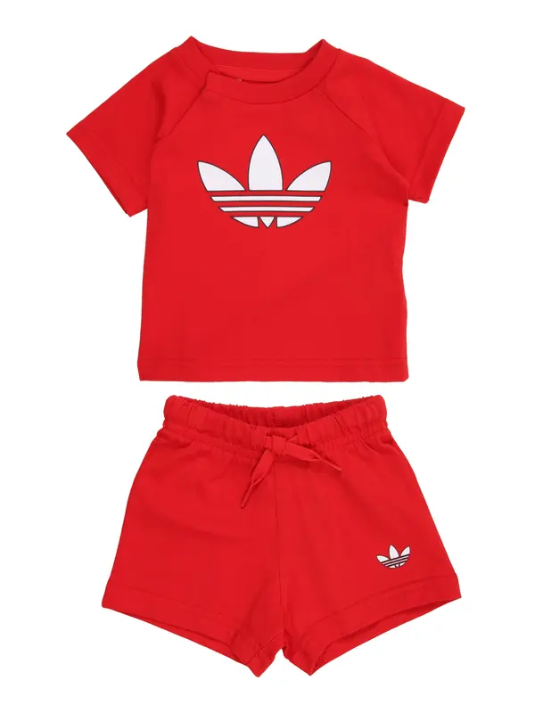 ADIDAS ORIGINALS ADIDAS ORIGINALS Komplet  rdeča / bela