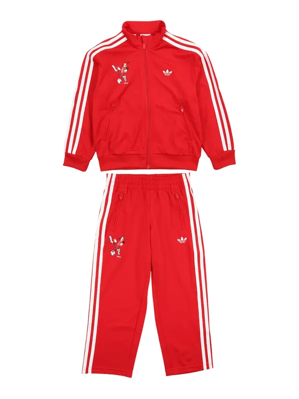 ADIDAS ORIGINALS ADIDAS ORIGINALS Komplet  rdeča / bela