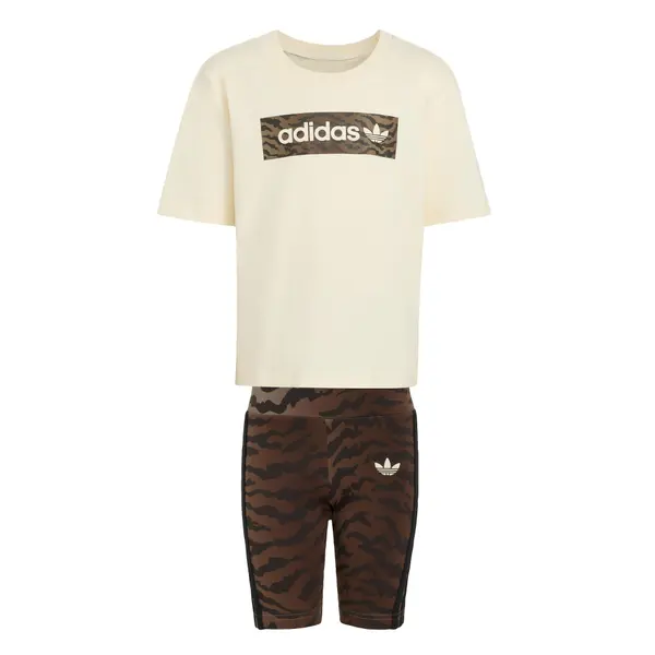 ADIDAS ORIGINALS ADIDAS ORIGINALS Komplet  temno rjava / črna / naravno bela
