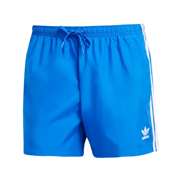ADIDAS ORIGINALS ADIDAS ORIGINALS Kratke kopalne hlače 'Adicolor'  modra / bela