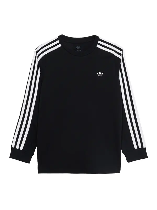 ADIDAS ORIGINALS ADIDAS ORIGINALS Majica '3 STRIPE LS'  črna / bela