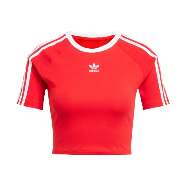 ADIDAS ORIGINALS ADIDAS ORIGINALS Majica '3-Stripes Baby'  rdeča / bela