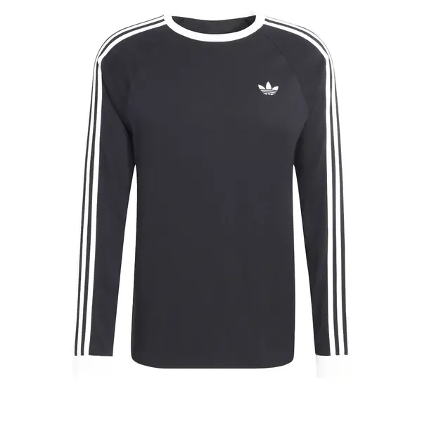 ADIDAS ORIGINALS ADIDAS ORIGINALS Majica '3-STRIPES LONGSLEEVE'  črna / bela