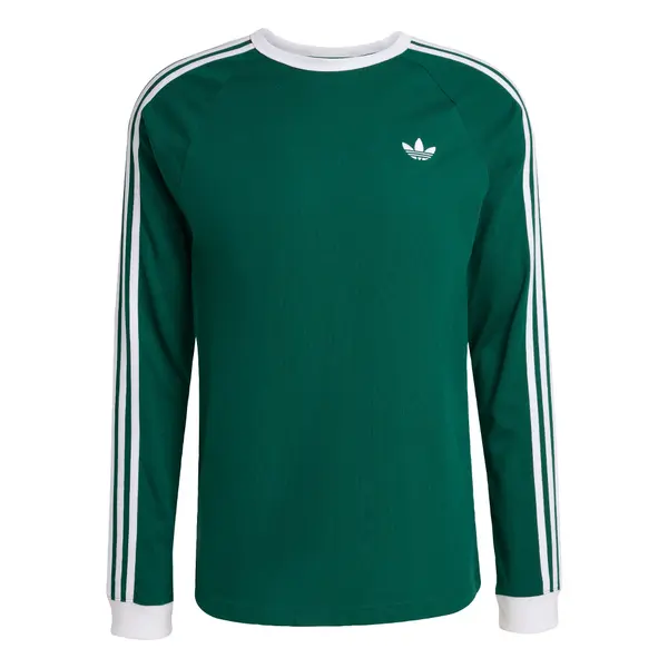 ADIDAS ORIGINALS ADIDAS ORIGINALS Majica '3-STRIPES LONGSLEEVE'  jelka / bela