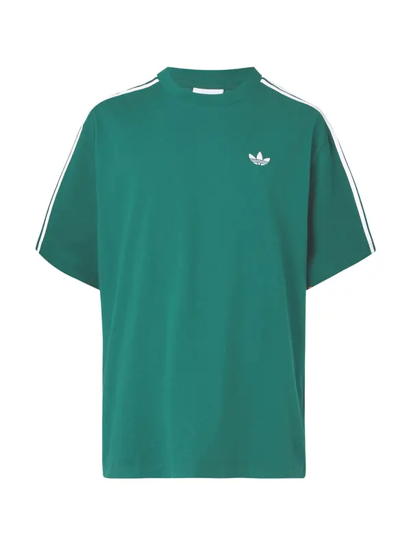 ADIDAS ORIGINALS ADIDAS ORIGINALS Majica '3-Stripes'  smaragd / bela