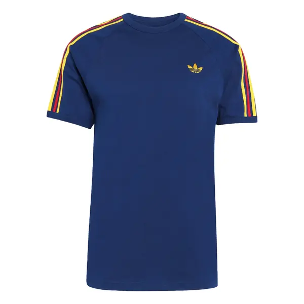 ADIDAS ORIGINALS ADIDAS ORIGINALS Majica '3-STRIPES'  temno modra / rumena / rdeča