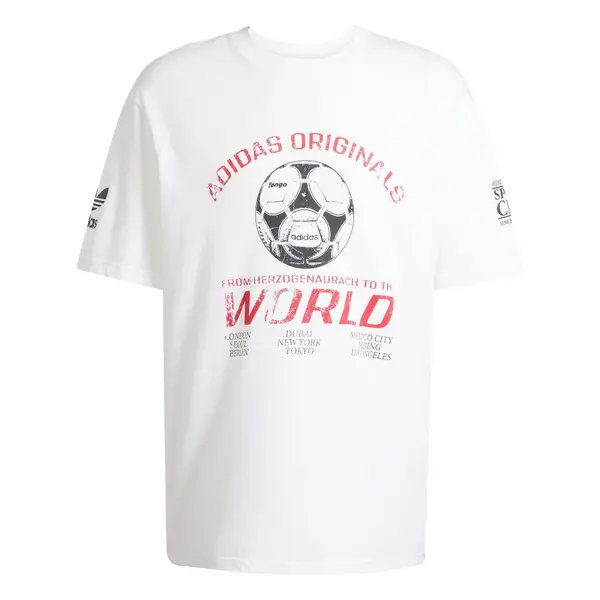 ADIDAS ORIGINALS ADIDAS ORIGINALS Majica '90s Football'  rdeča / črna / bela