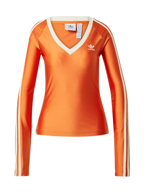 ADIDAS ORIGINALS ADIDAS ORIGINALS Majica 'Adicolor 70S'  oranžna / bela