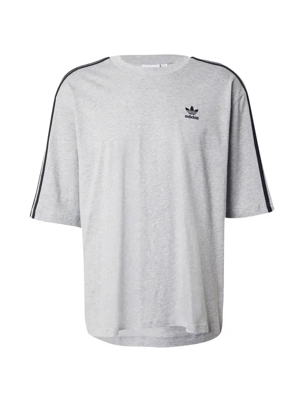 ADIDAS ORIGINALS ADIDAS ORIGINALS Majica 'Adicolor Oversized'  pegasto siva / črna