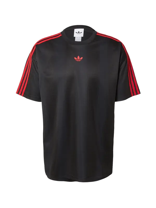 ADIDAS ORIGINALS ADIDAS ORIGINALS Majica 'Adicolor'  rdeča / črna